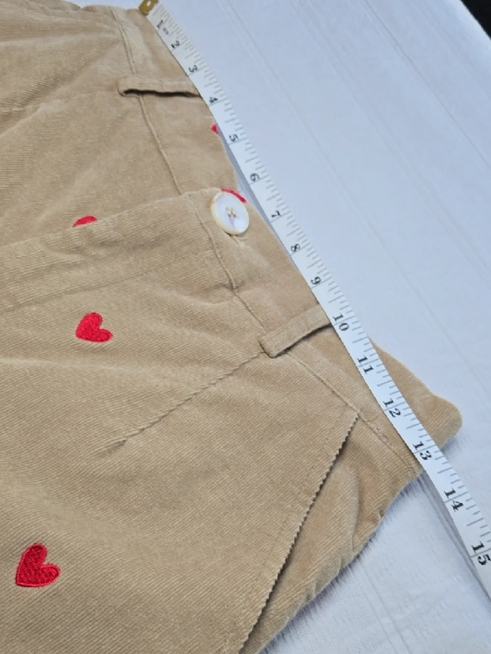 Cider "Uncontrollably In Love" Corduroy Pants Womens Medium (See Measurements) - Picture 6 of 15